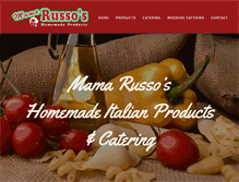 Tablet Screenshot of mamarusso.com